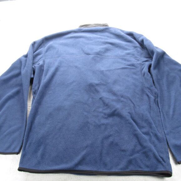 The North Face Jacket Mens XL Blue‎ Half Placket Pullover Fleece Made In USA - Picture 2 of 10